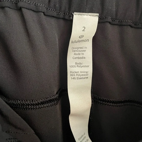 Lululemon Black Joggers - Picture 5 of 5